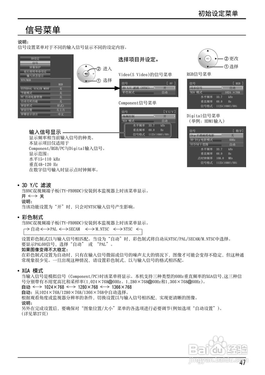 松下TH-103VX200C等离子监视器使用说明书:[5]
