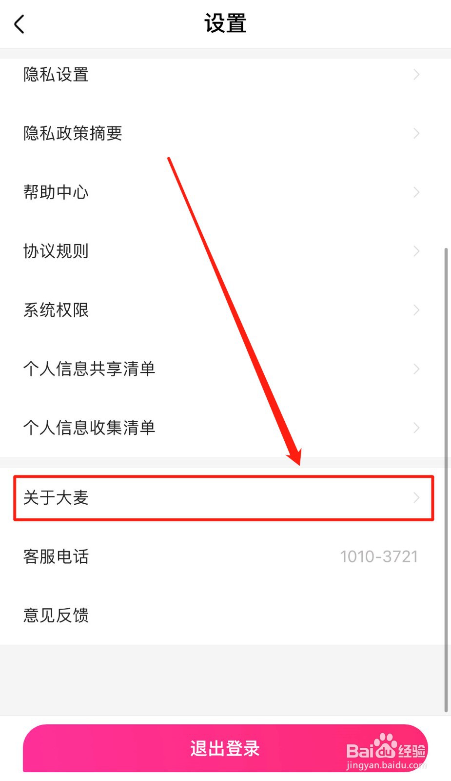 如何快速查看大麦App的软件版本号