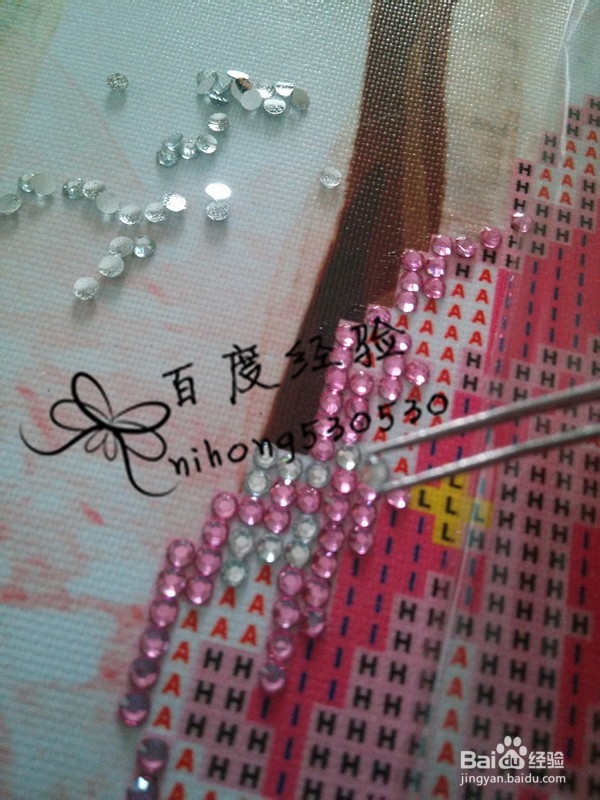 钻石画怎么贴钻?钻石画制作的过程?