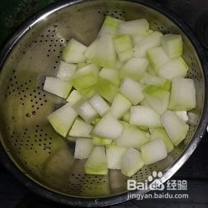 养生食补午餐肉烧冬瓜的做法