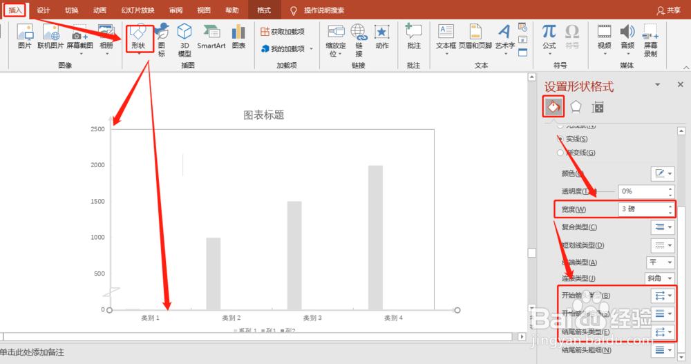 PPT 2019如何制作闪电图表？