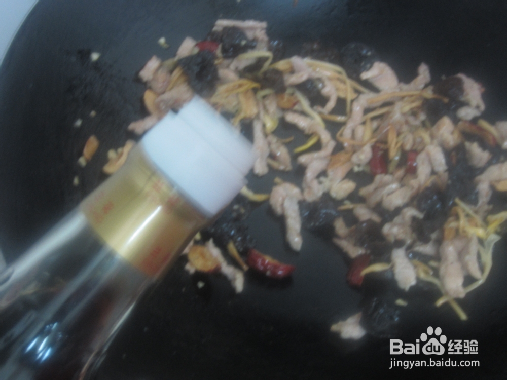 金针云耳炒肉丝