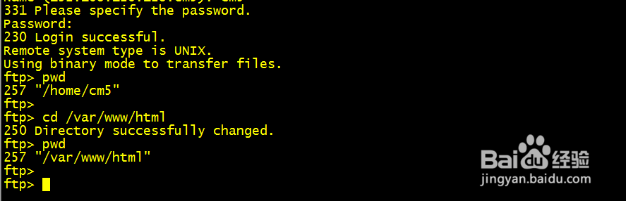 linux之ftp命令详解