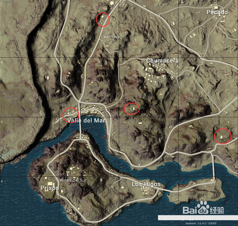 绝地求生吃鸡新图单双排跳哪儿好?