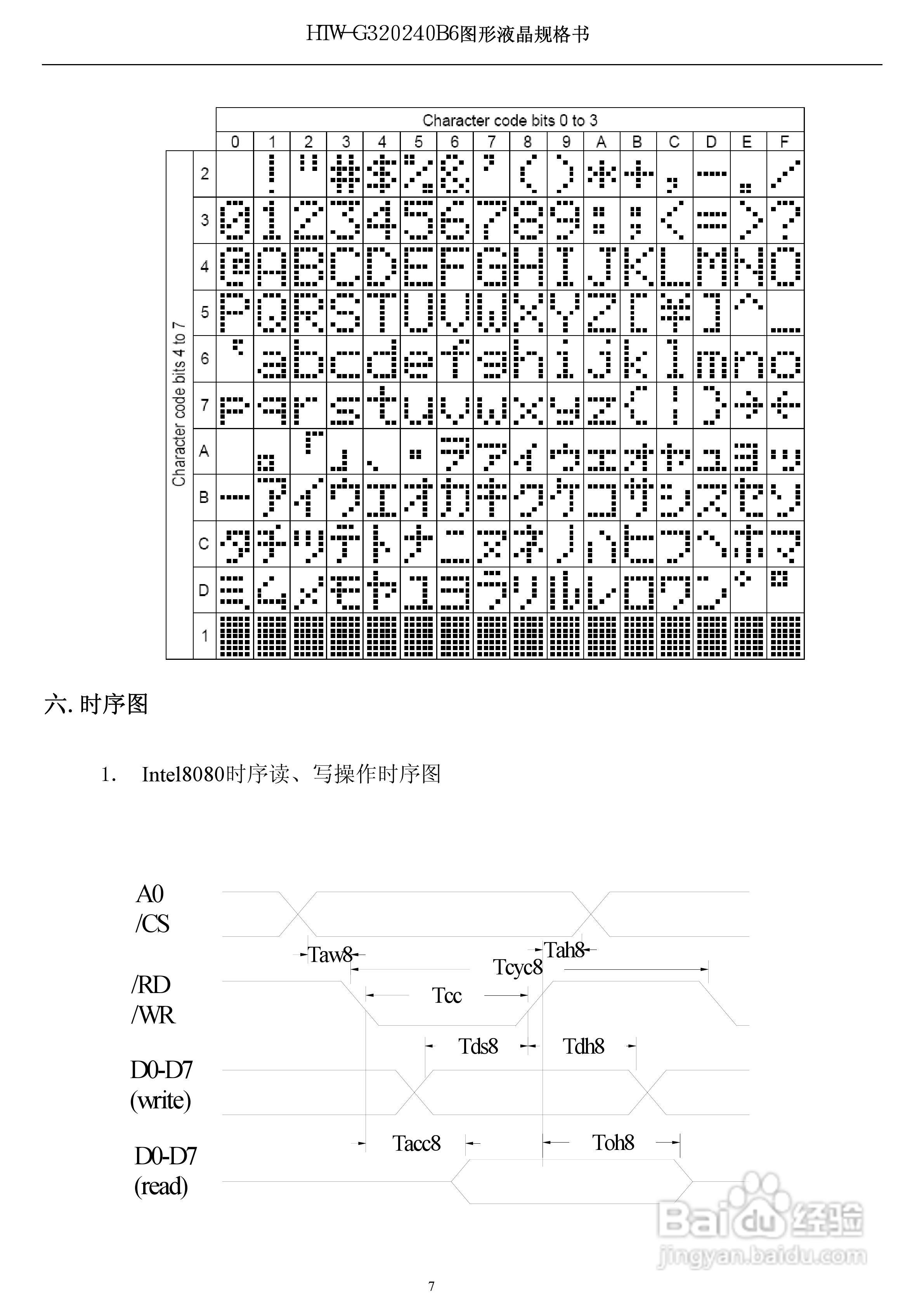 HTW-G320240B6液晶显示模块使用手册:[1]