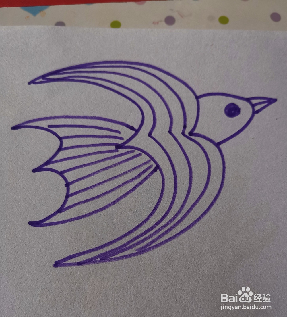 燕子简笔画如何画