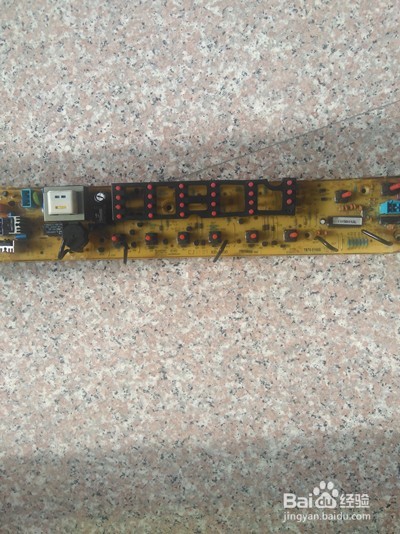 全自动洗衣机按键开关电脑板更换方法