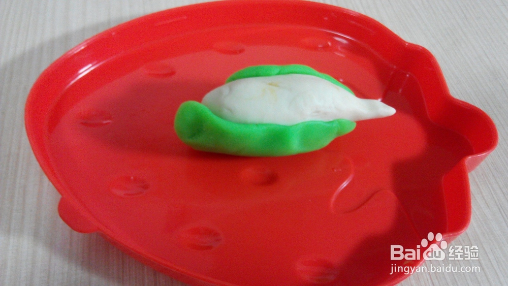 如何用彩泥制作大白菜