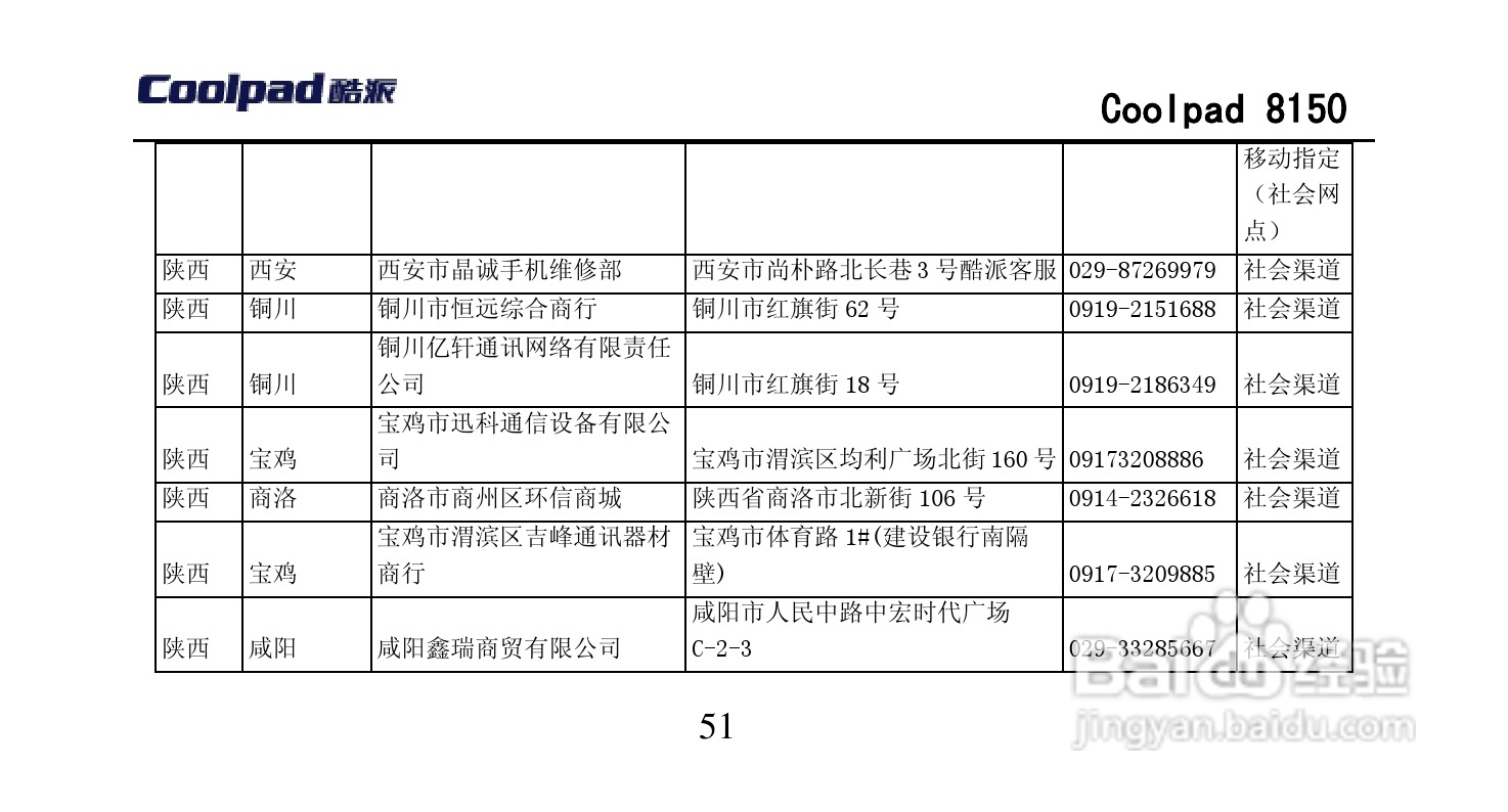 酷派 Coolpad 8150手机说明书:[10]