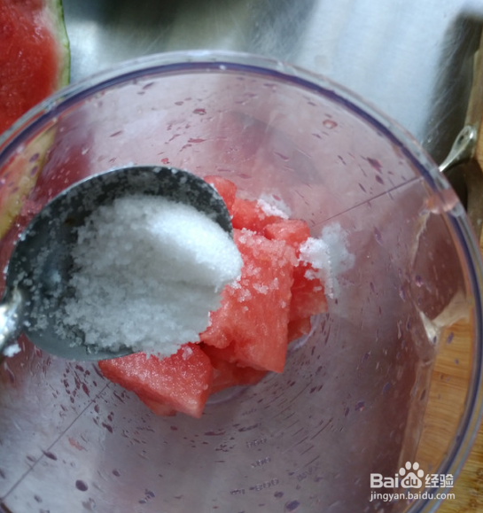 如何制作西瓜冰棍