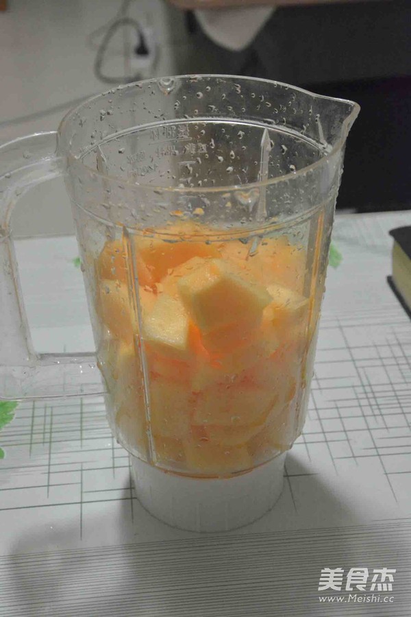 哈密瓜奶昔的做法