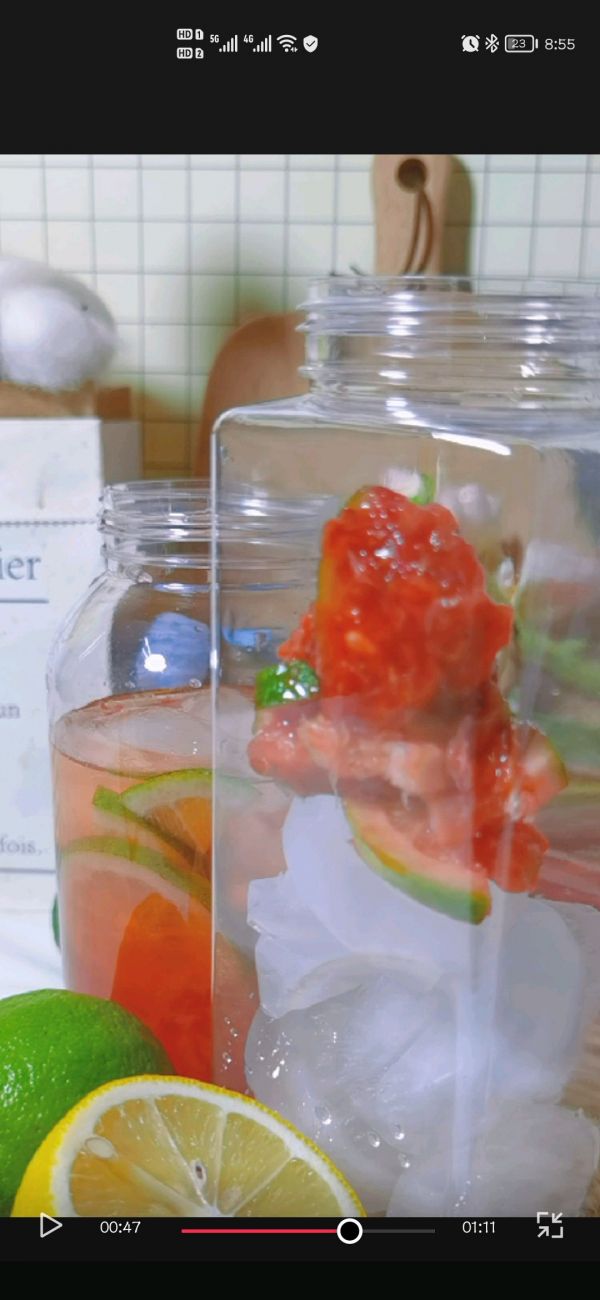 草莓柠檬茉莉茶