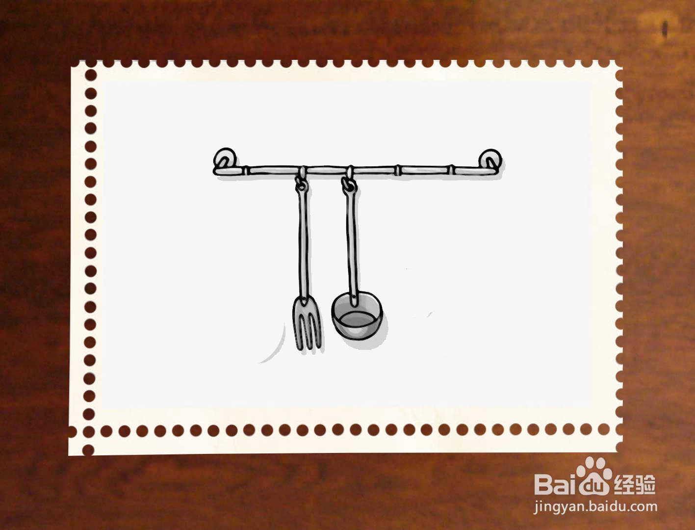 厨房用具简笔画