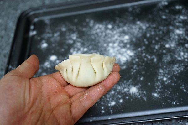 莲藕玉米芹菜肉饺子