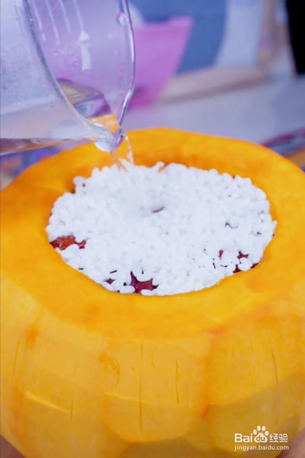 南瓜蒸糯米饭的花样做法