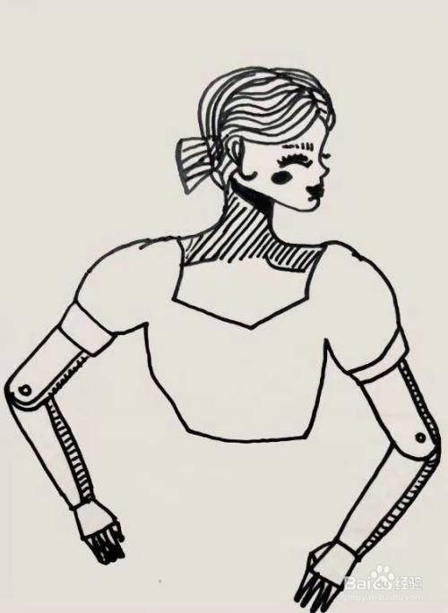 插画教程之如何画一个木偶娃娃