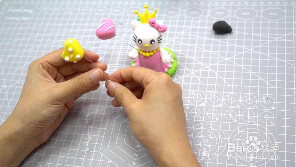 HelloKitty黏土制作