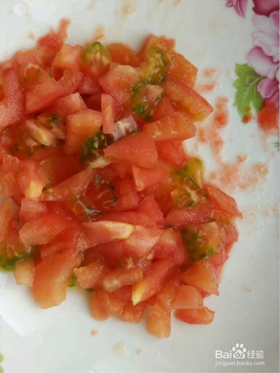 西红柿鸡蛋饼怎么制作
