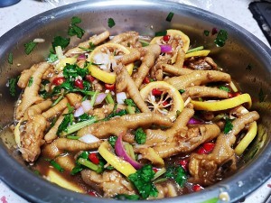 百香果柠檬凤爪的做法