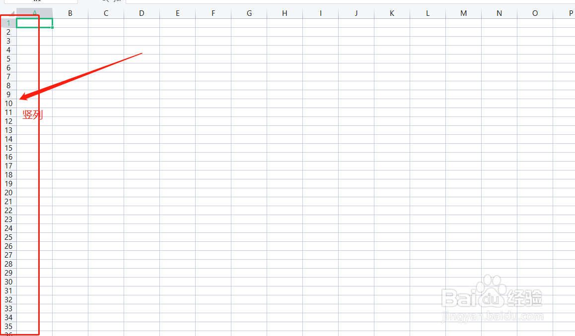 横列和竖列怎么区分