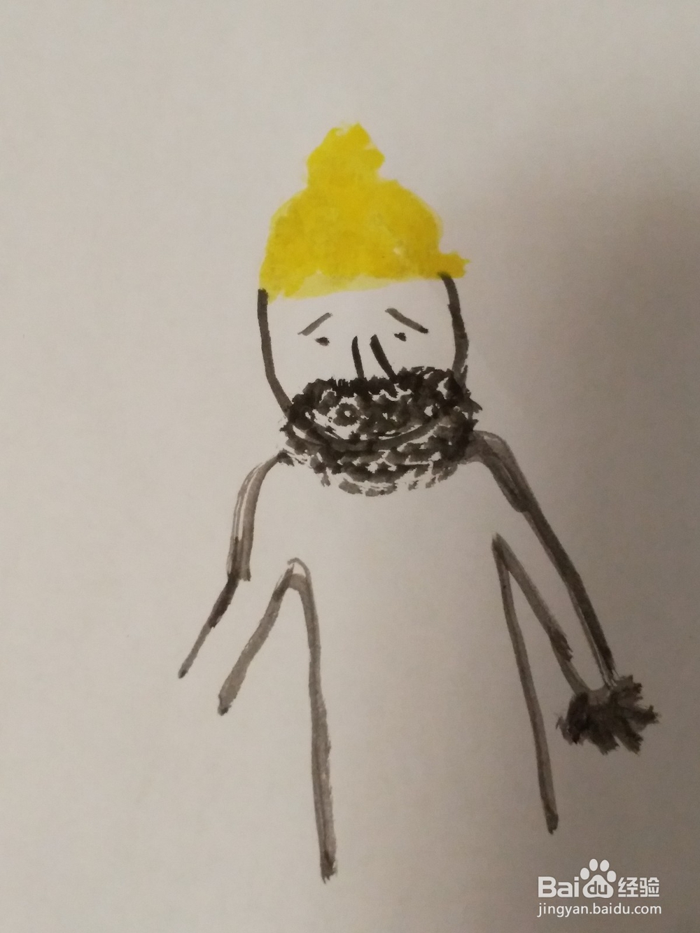 樵夫水粉画 一步一步的来教你哟！