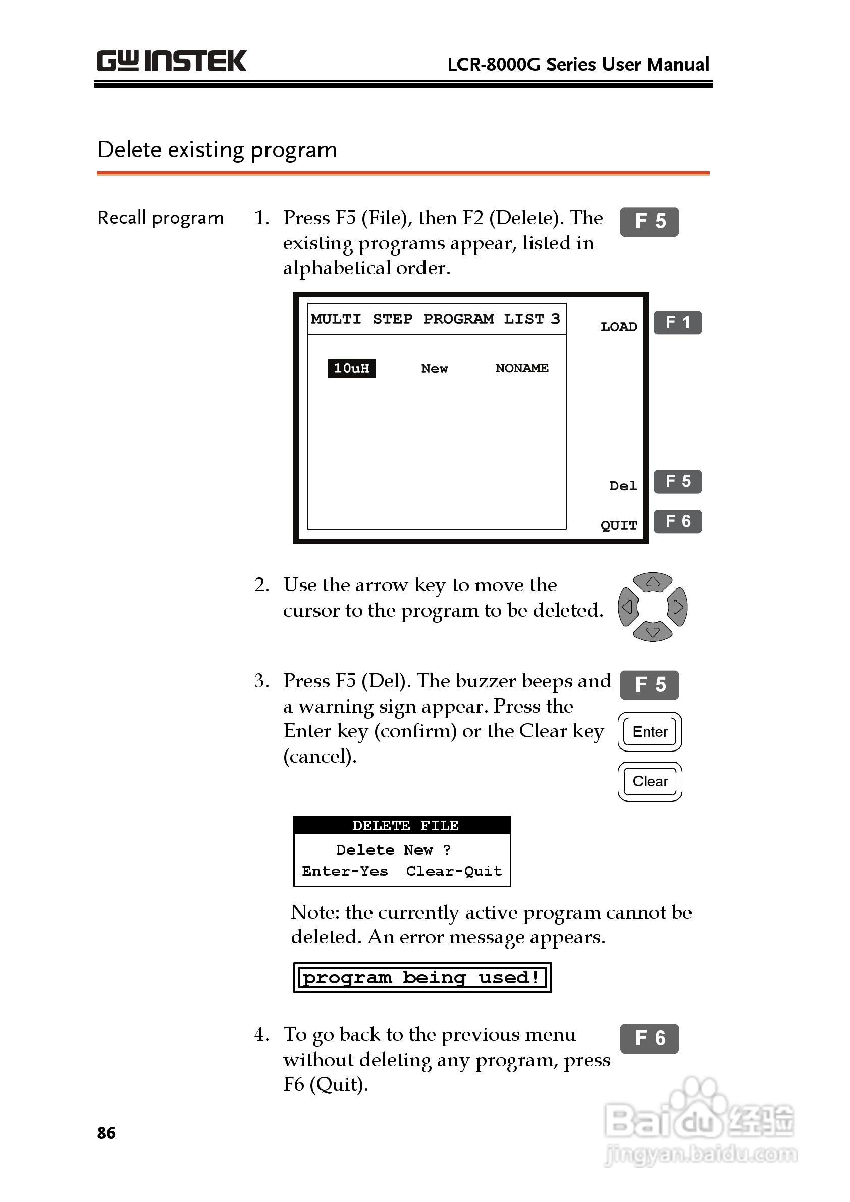 固纬LCR-8105G高精度LCR测试仪使用说明书:[9]