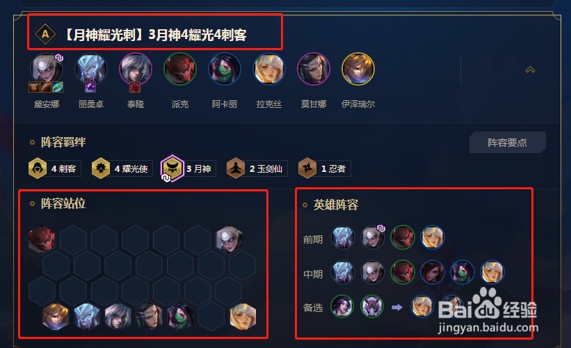 云顶月神阵容怎么配
