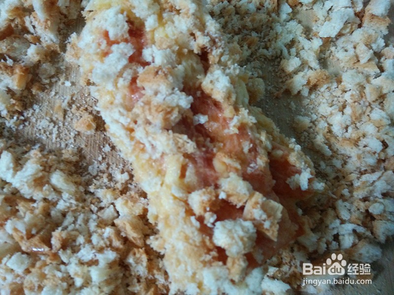 脆皮奶酪茄汁炸土司，不浪费土司边的做法