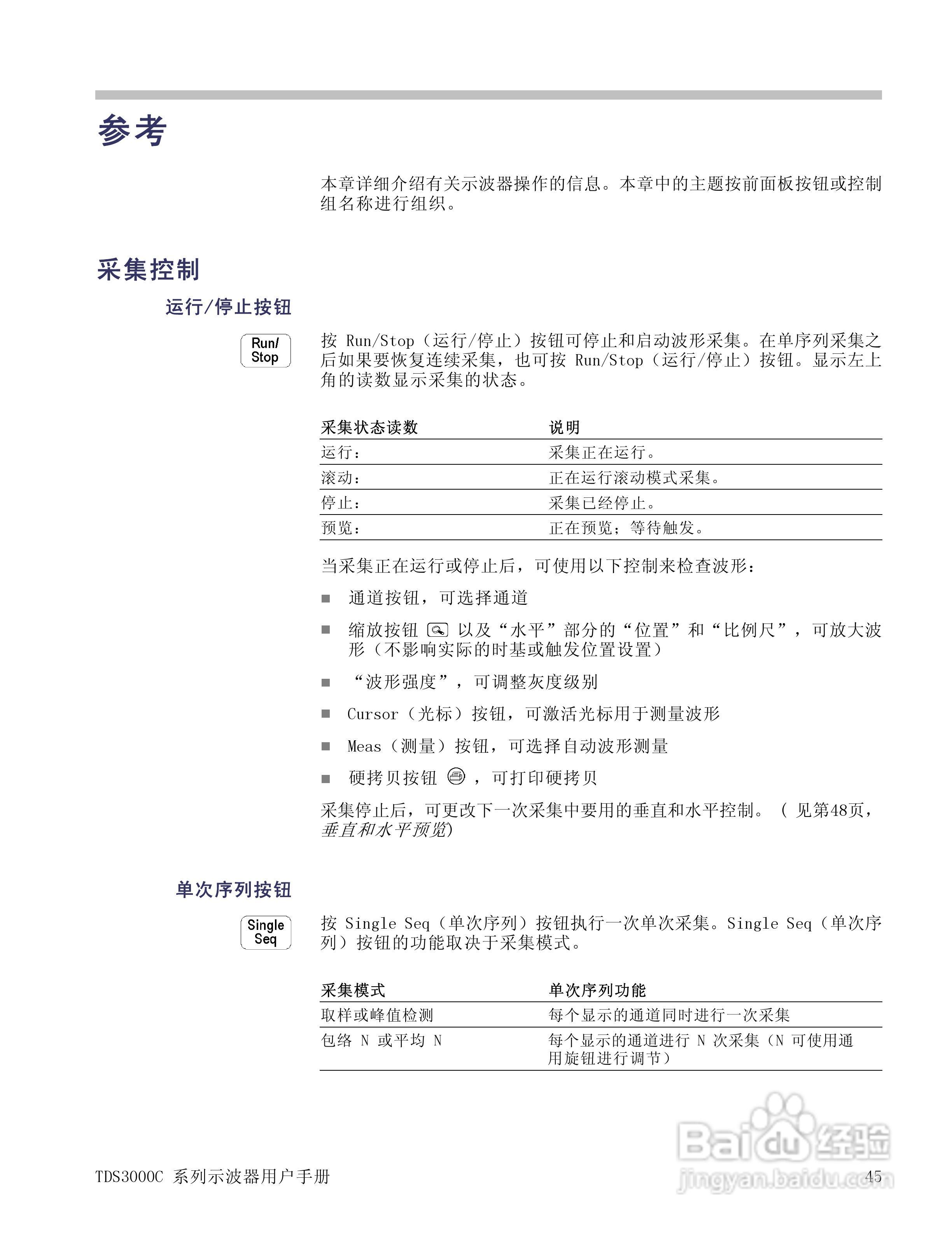 泰克TDS3054C数字荧光示波器用户手册:[7]