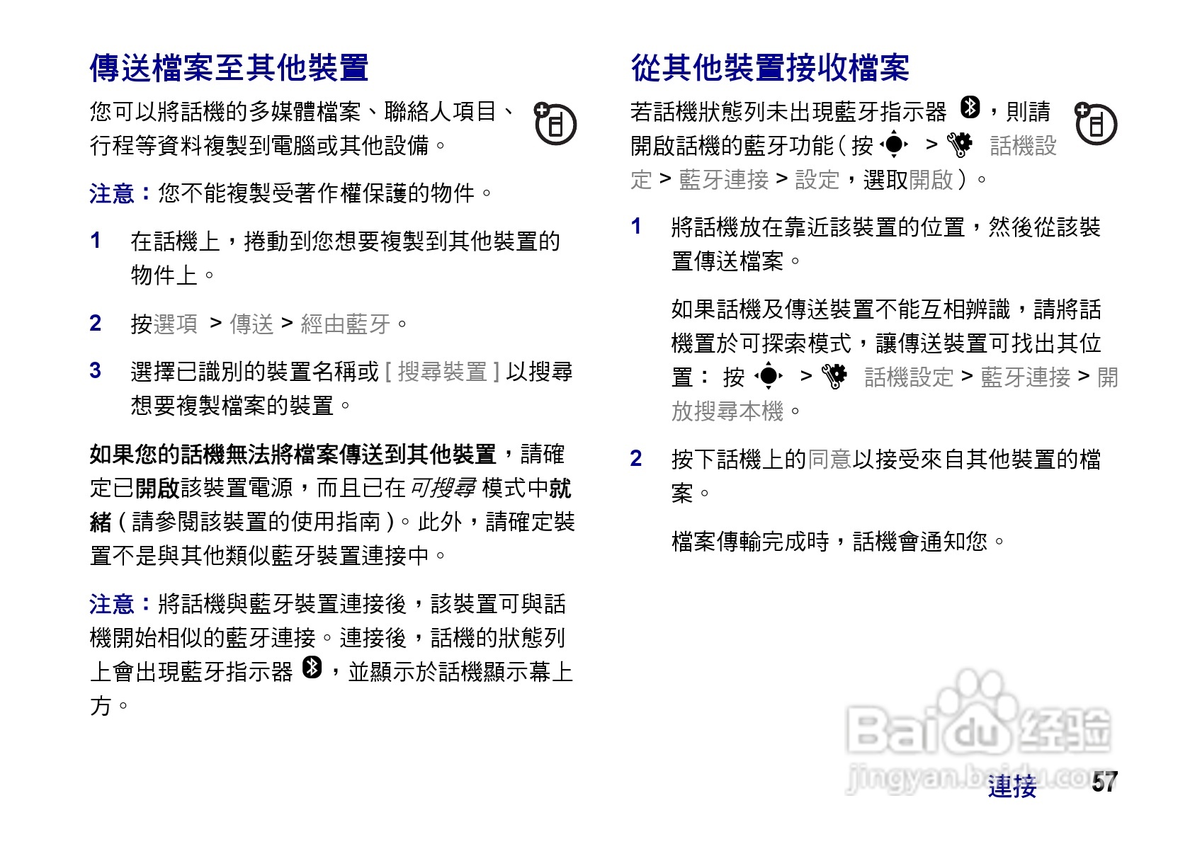 摩托罗拉ZN200手机使用说明书:[6]