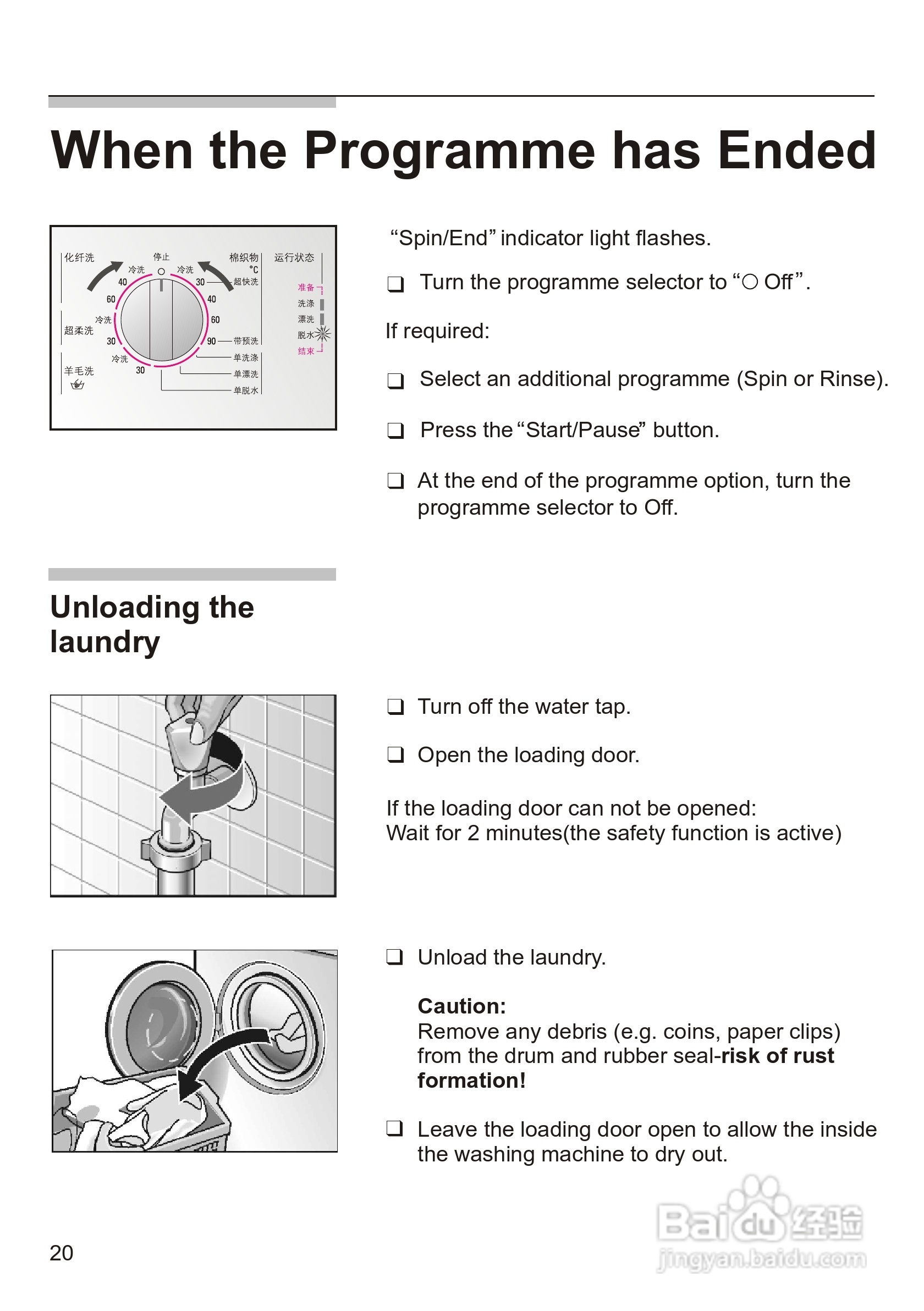 西门子 WM1065 洗衣机说明书:[3]