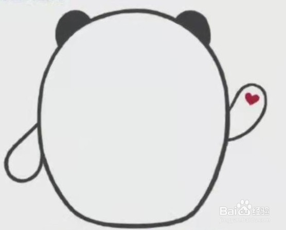 冰墩墩图片怎么画