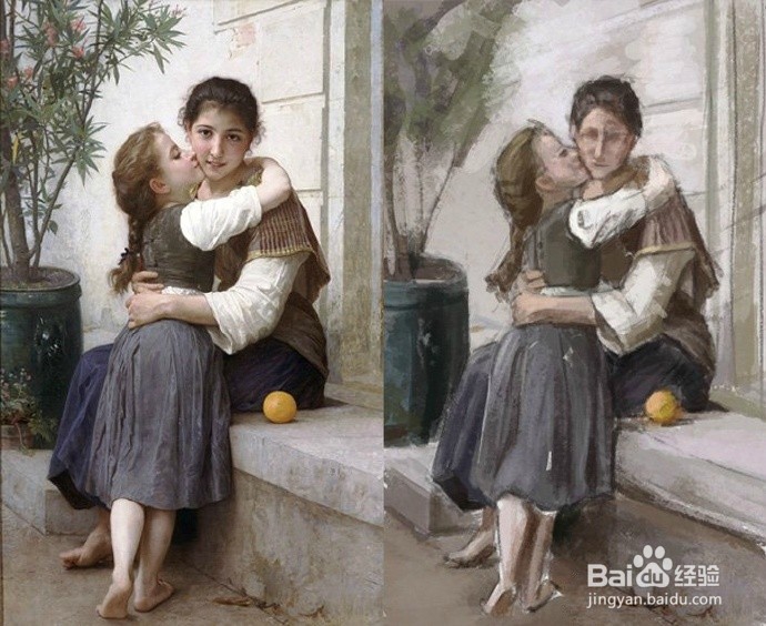 人体艺术油画手绘过程图，一步步教你画人体油画