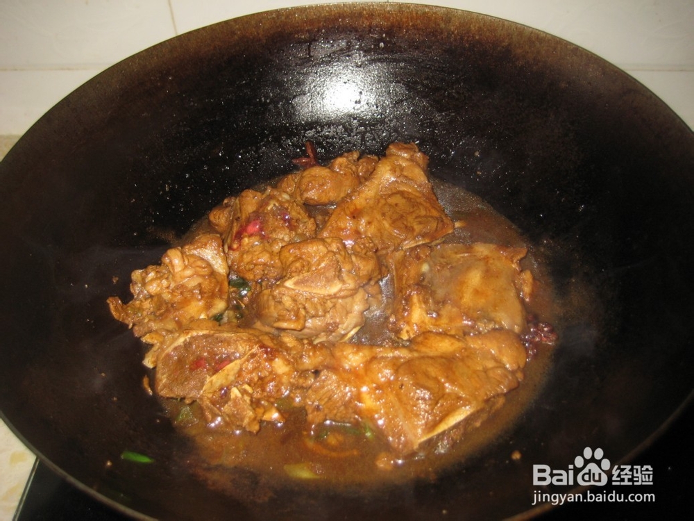 红烧猪骨焖豆角干