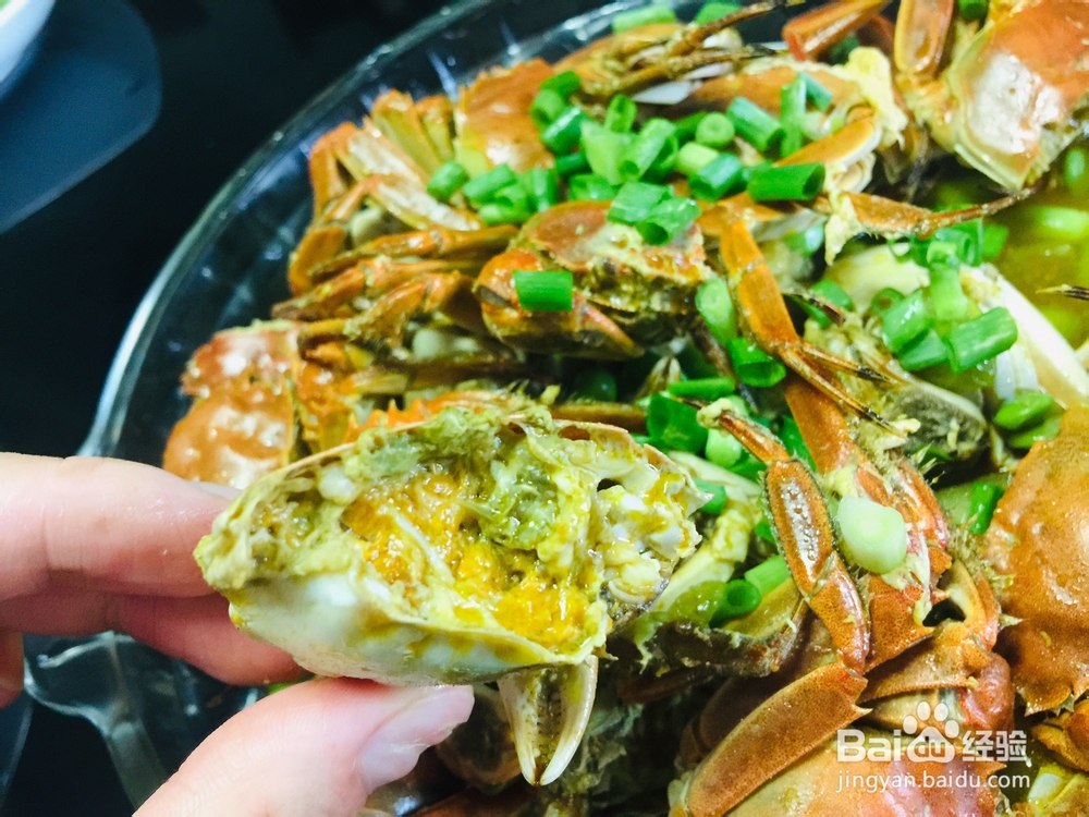 味道鲜美的螃蟹毛豆子