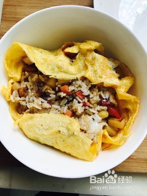 芝士蛋包饭做法