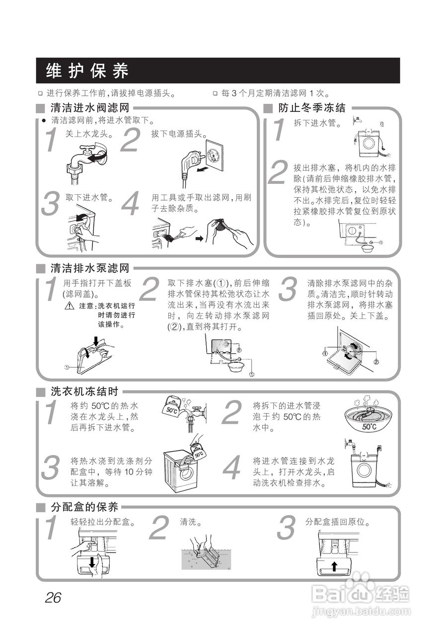 LG WD-C1222ED洗衣机使用说明书:[3]