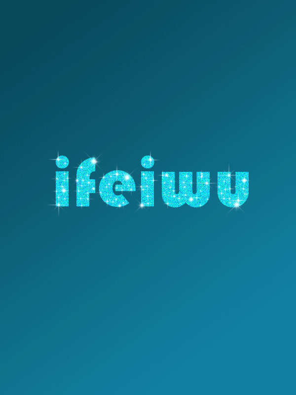 Photoshop制作漂亮的蓝色星光闪动字
