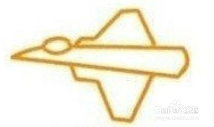 简笔画大全：[4]直升机和战斗机绘制