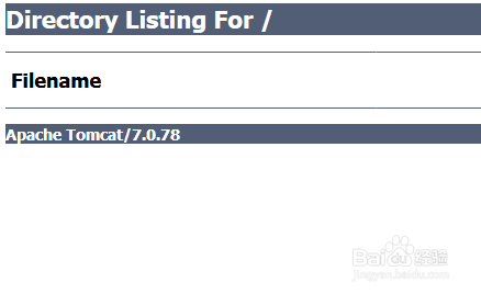 <b>无法打开tomcat首页提示Directory listing for</b>