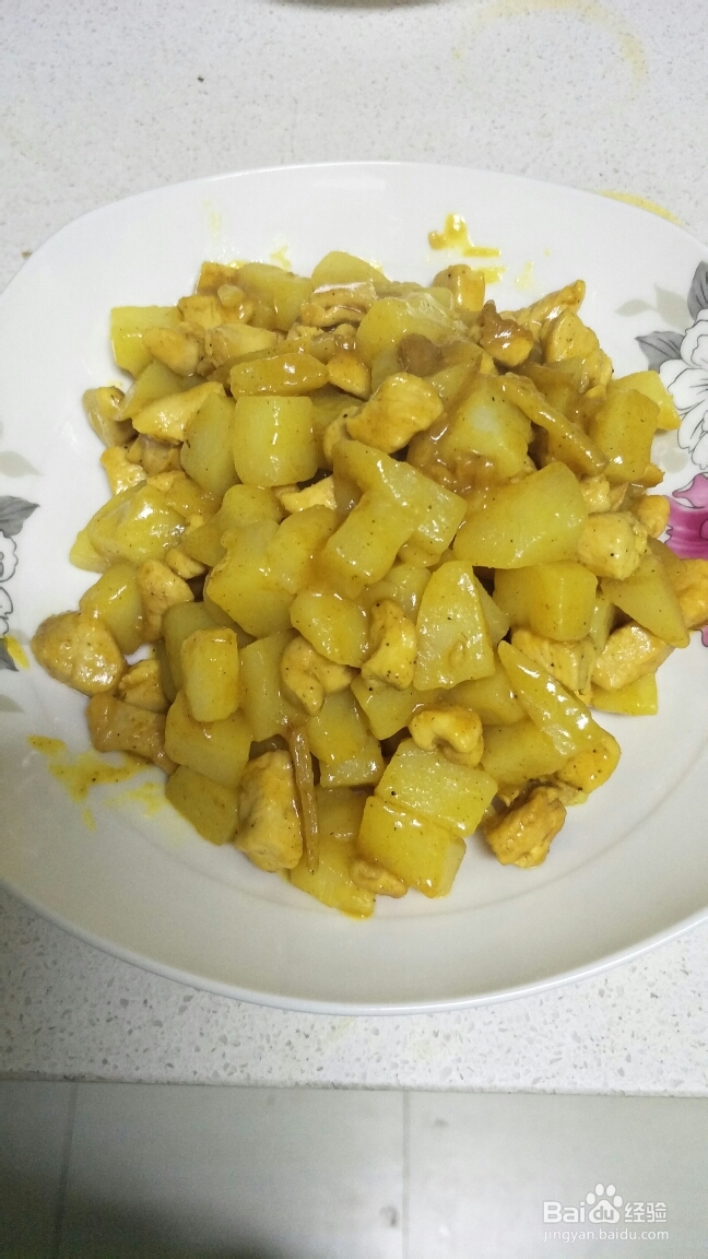 超简单的美味咖喱鸡