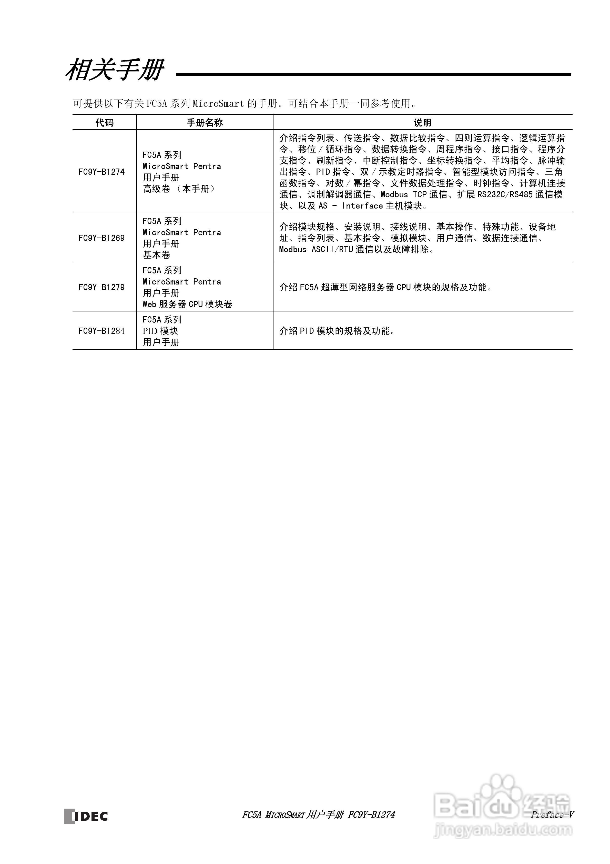 FC5A型可编程控制器_显示器使用说明书:[1]