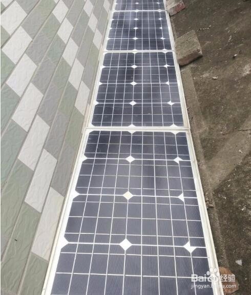 自己做太阳能板发电系统