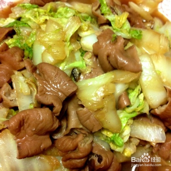 你会做白菜肥肠吗