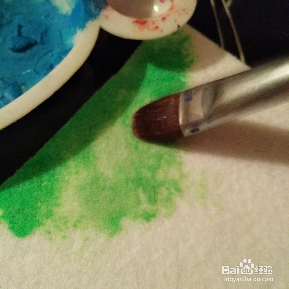 如何在布料上画七彩星空？