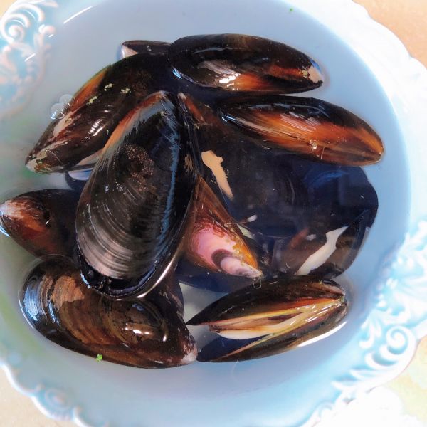 贻贝海鲜黑麦披萨