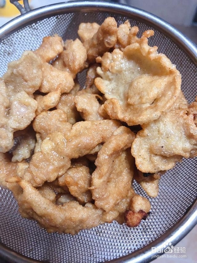 炸酥肉的制作