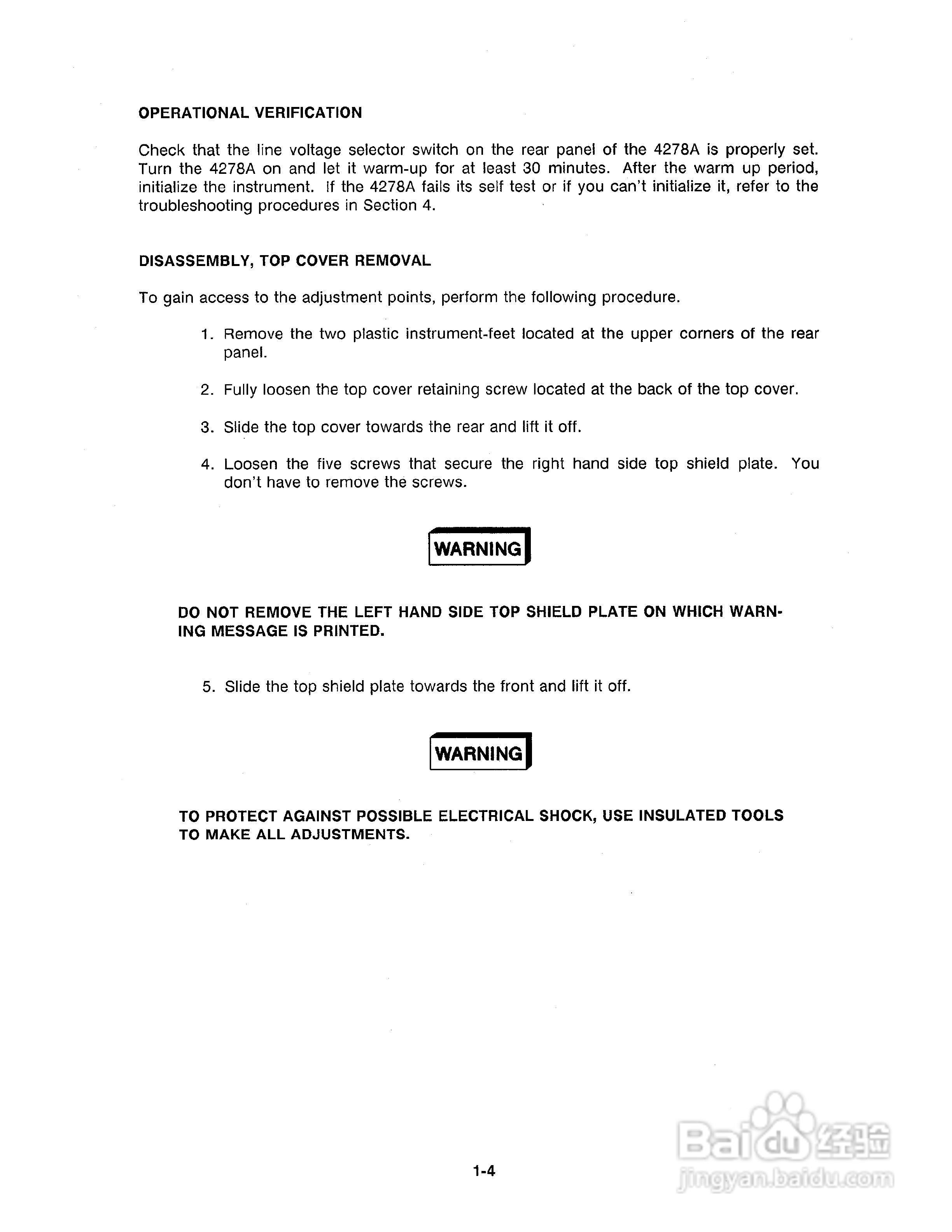 HP 4278A测试电桥使用说明书:[2]