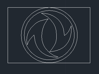 提取 Logo 图片边界曲线到CAD中
