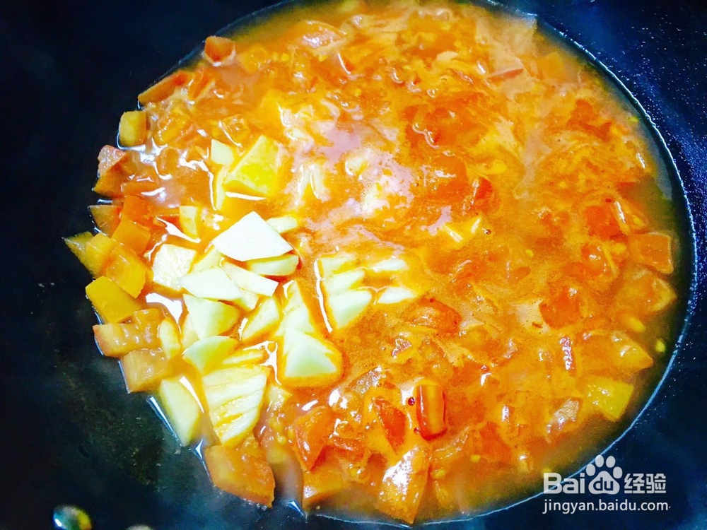 好吃的番茄土豆浓汤做法!——小白学做菜